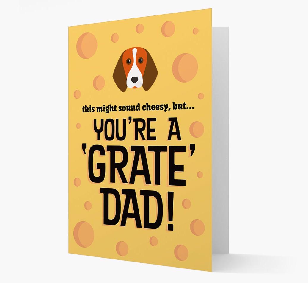 'You're A 'Grate' Dad!' - Personalised {breedFullName} Card