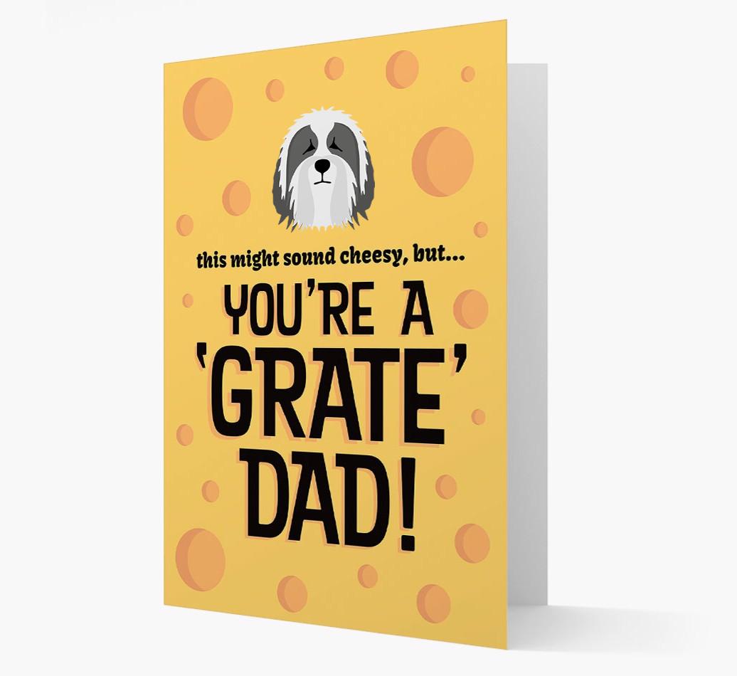 'You're A 'Grate' Dad!' - Personalised {breedFullName} Card