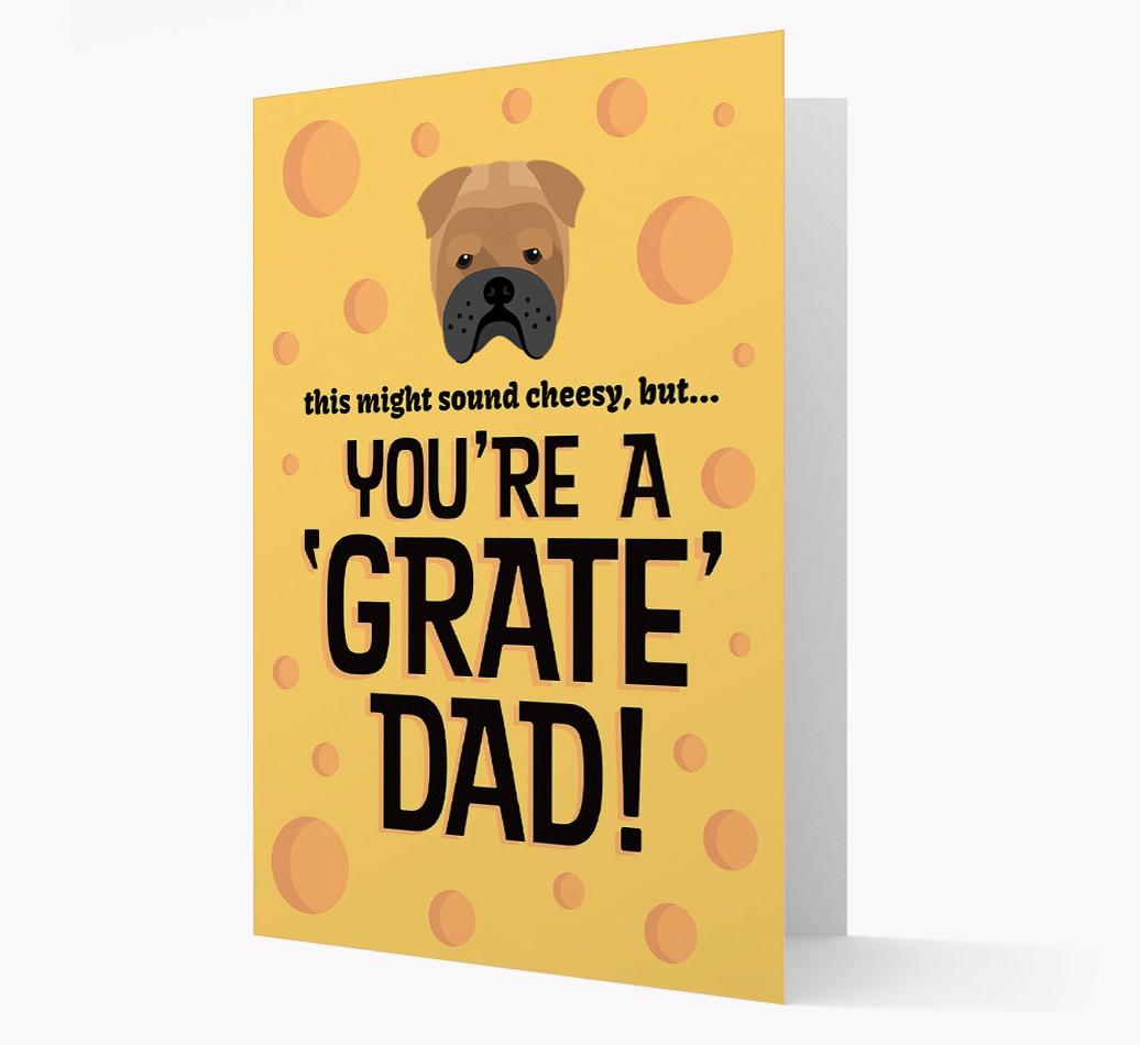 'You're A 'Grate' Dad!' - Personalised {breedFullName} Card