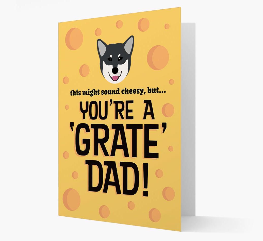 'You're A 'Grate' Dad!' - Personalised {breedFullName} Card