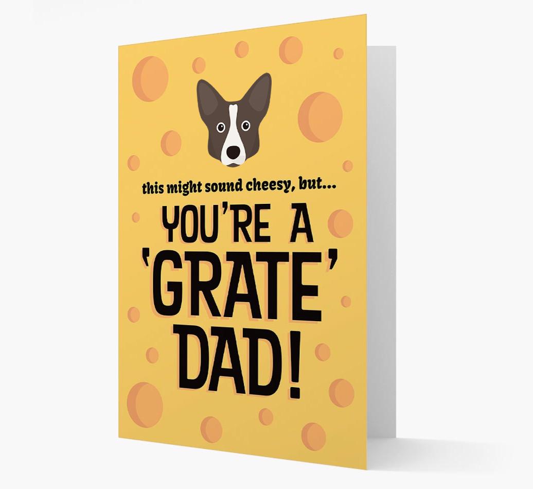 'You're A 'Grate' Dad!' - Personalised {breedFullName} Card