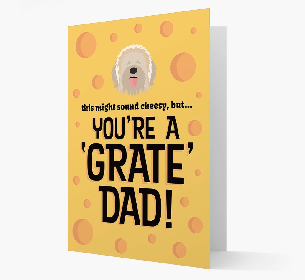 'You're A 'Grate' Dad!' - Personalised {breedFullName} Card