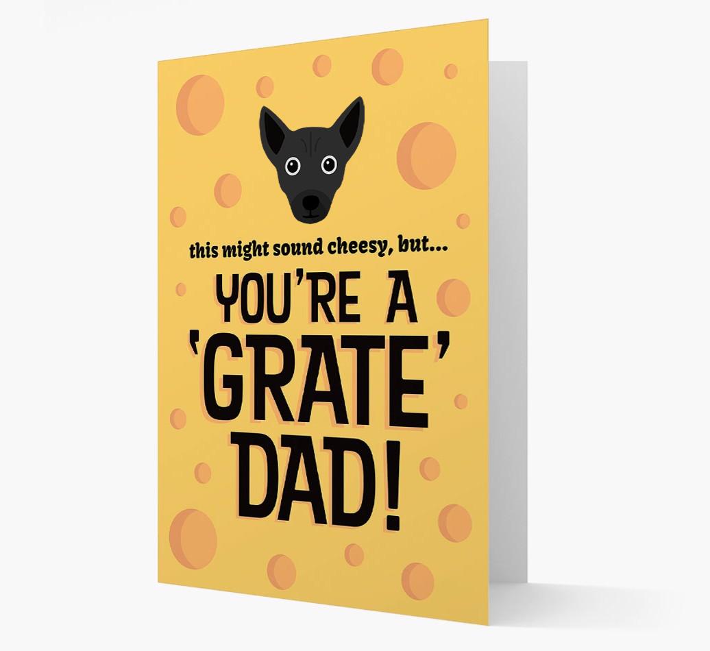 'You're A 'Grate' Dad!' - Personalised {breedFullName} Card