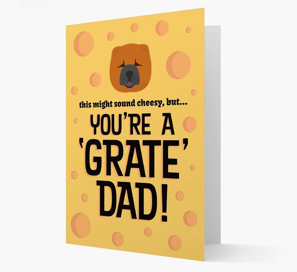'You're A 'Grate' Dad!' - Personalised {breedFullName} Card