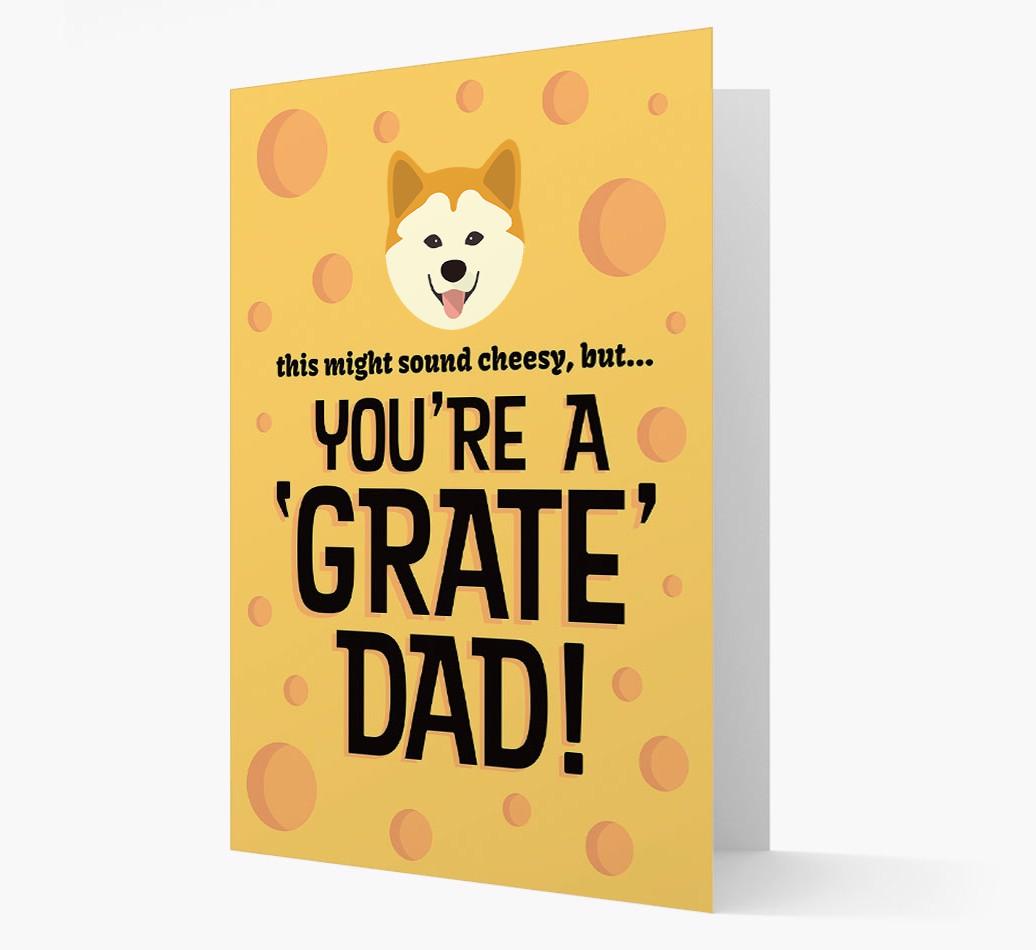 'You're A 'Grate' Dad!' - Personalised {breedFullName} Card