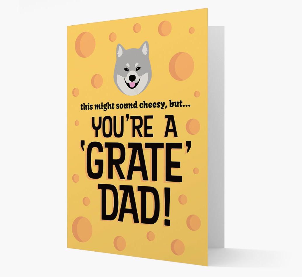 'You're A 'Grate' Dad!' - Personalised {breedFullName} Card