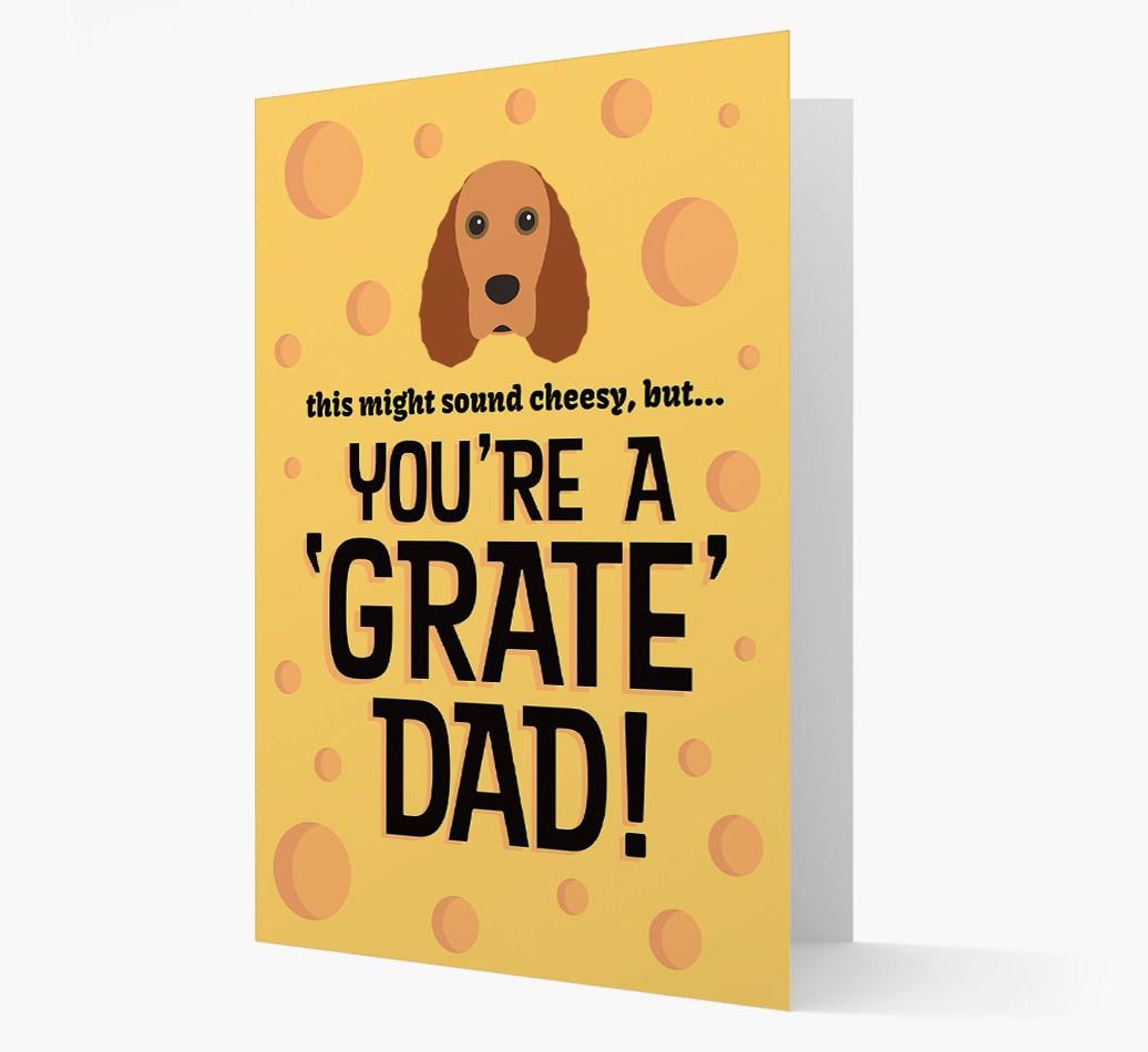 'You're A 'Grate' Dad!' - Personalised {breedFullName} Card