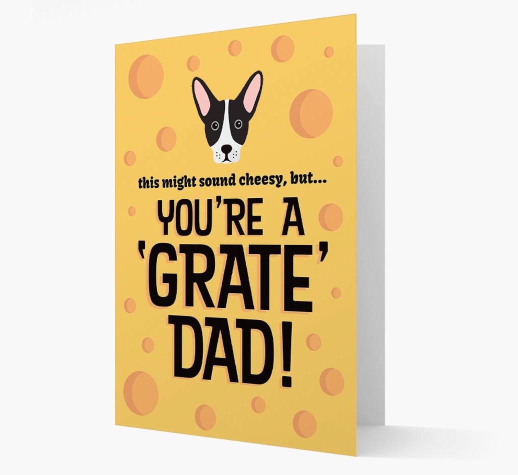 'You're A 'Grate' Dad!' - Personalised {breedFullName} Card