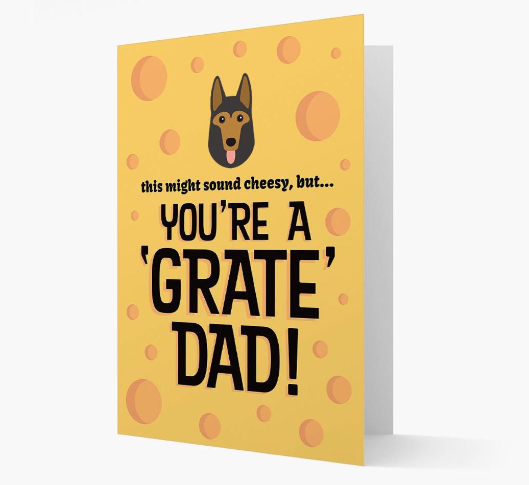 'You're A 'Grate' Dad!' - Personalised {breedFullName} Card