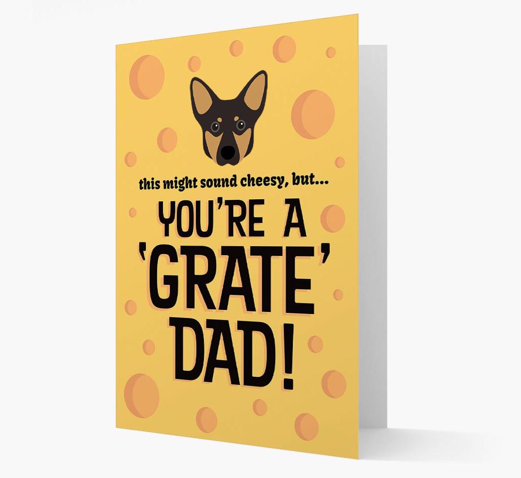 'You're A 'Grate' Dad!' - Personalised {breedFullName} Card