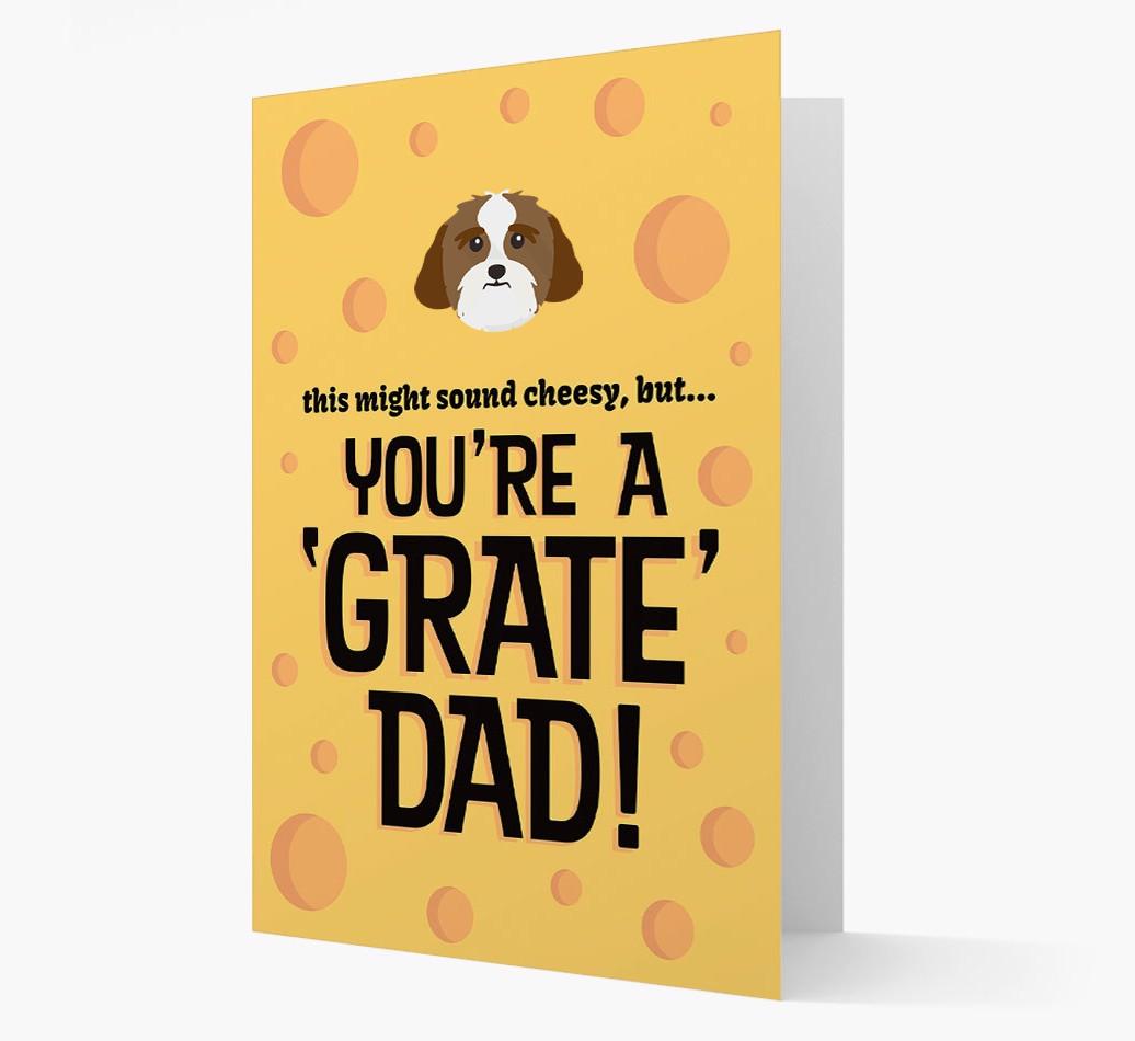 'You're A 'Grate' Dad!' - Personalised {breedFullName} Card