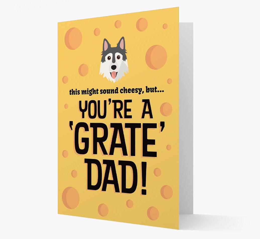 'You're A 'Grate' Dad!' - Personalised {breedFullName} Card