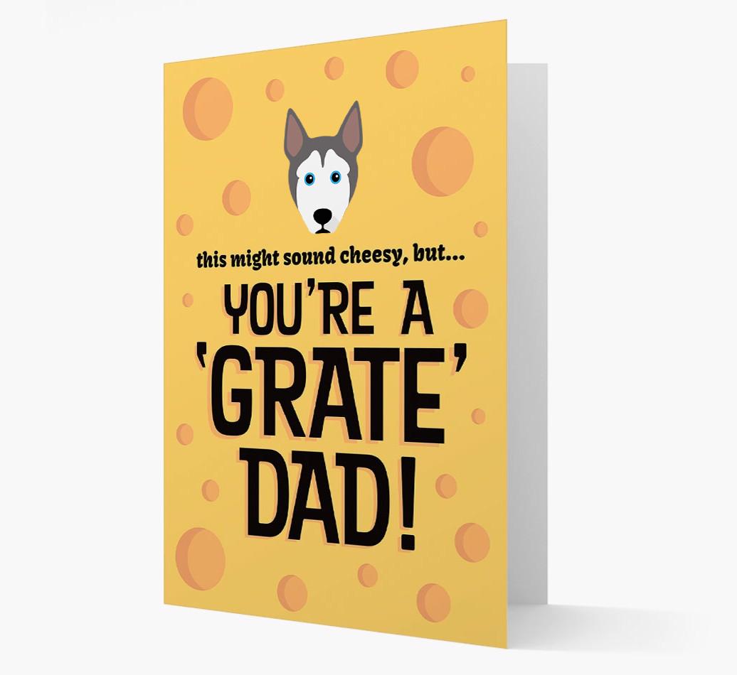 'You're A 'Grate' Dad!' - Personalised {breedFullName} Card