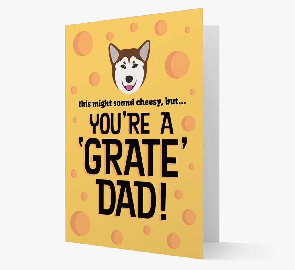 'You're A 'Grate' Dad!' - Personalised {breedFullName} Card