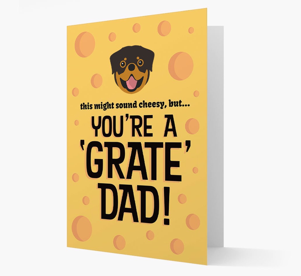 'You're A 'Grate' Dad!' - Personalised {breedFullName} Card