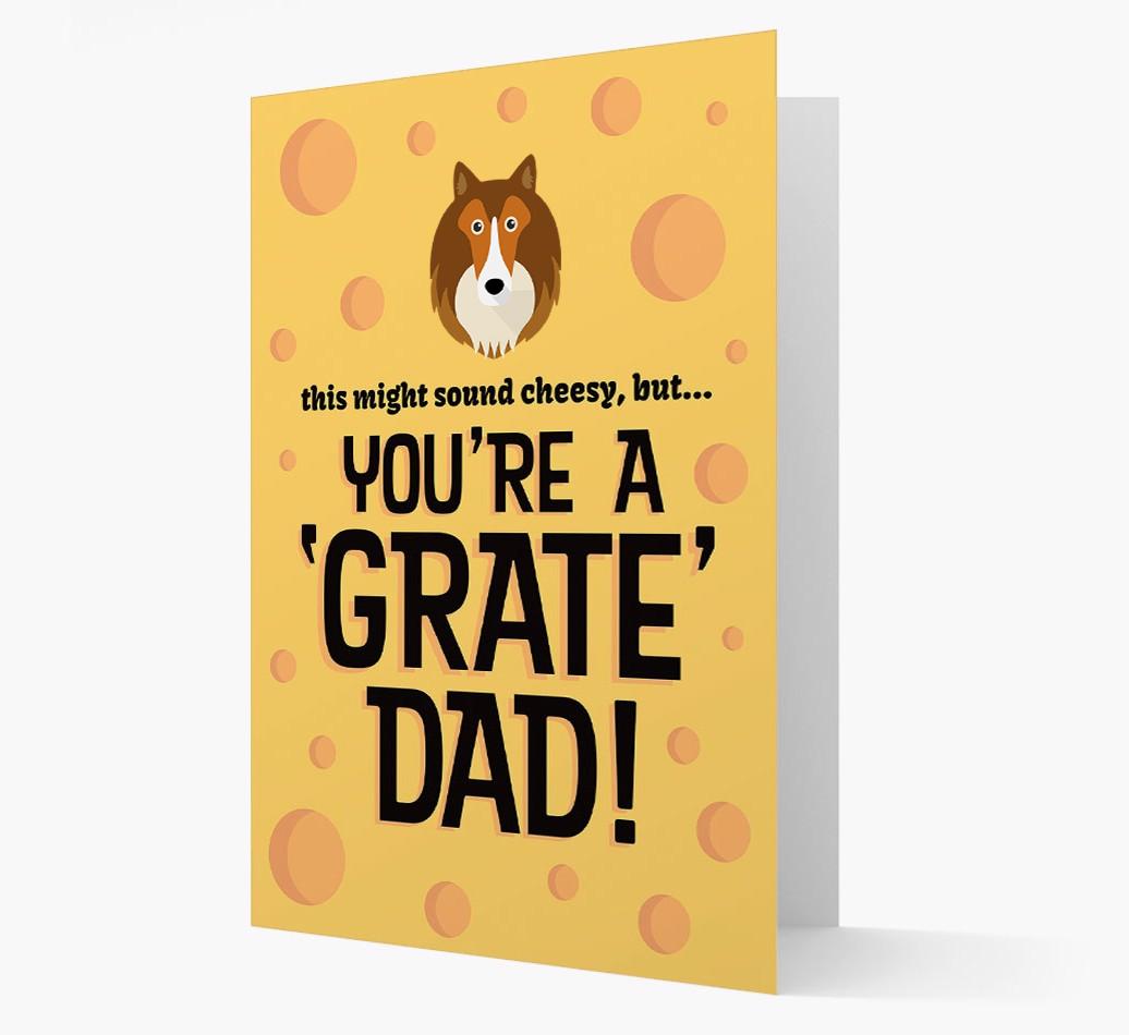 'You're A 'Grate' Dad!' - Personalised {breedFullName} Card