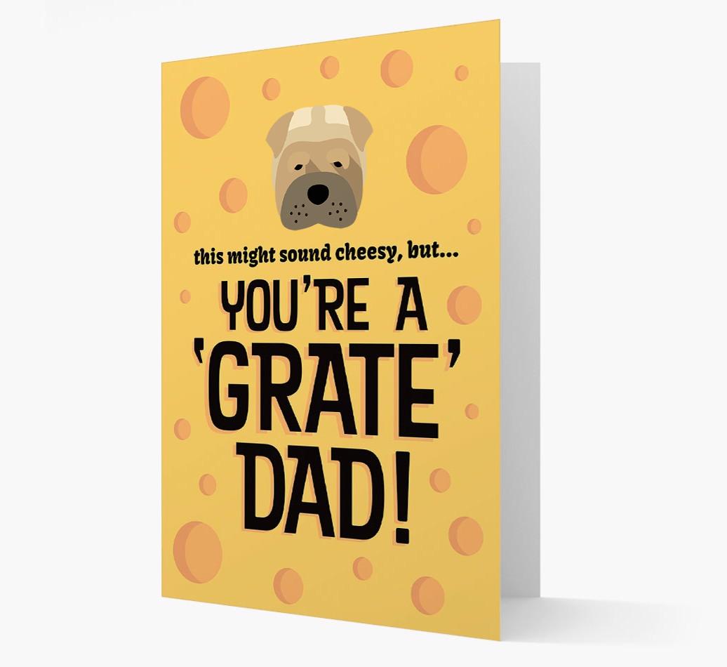 'You're A 'Grate' Dad!' - Personalised {breedFullName} Card
