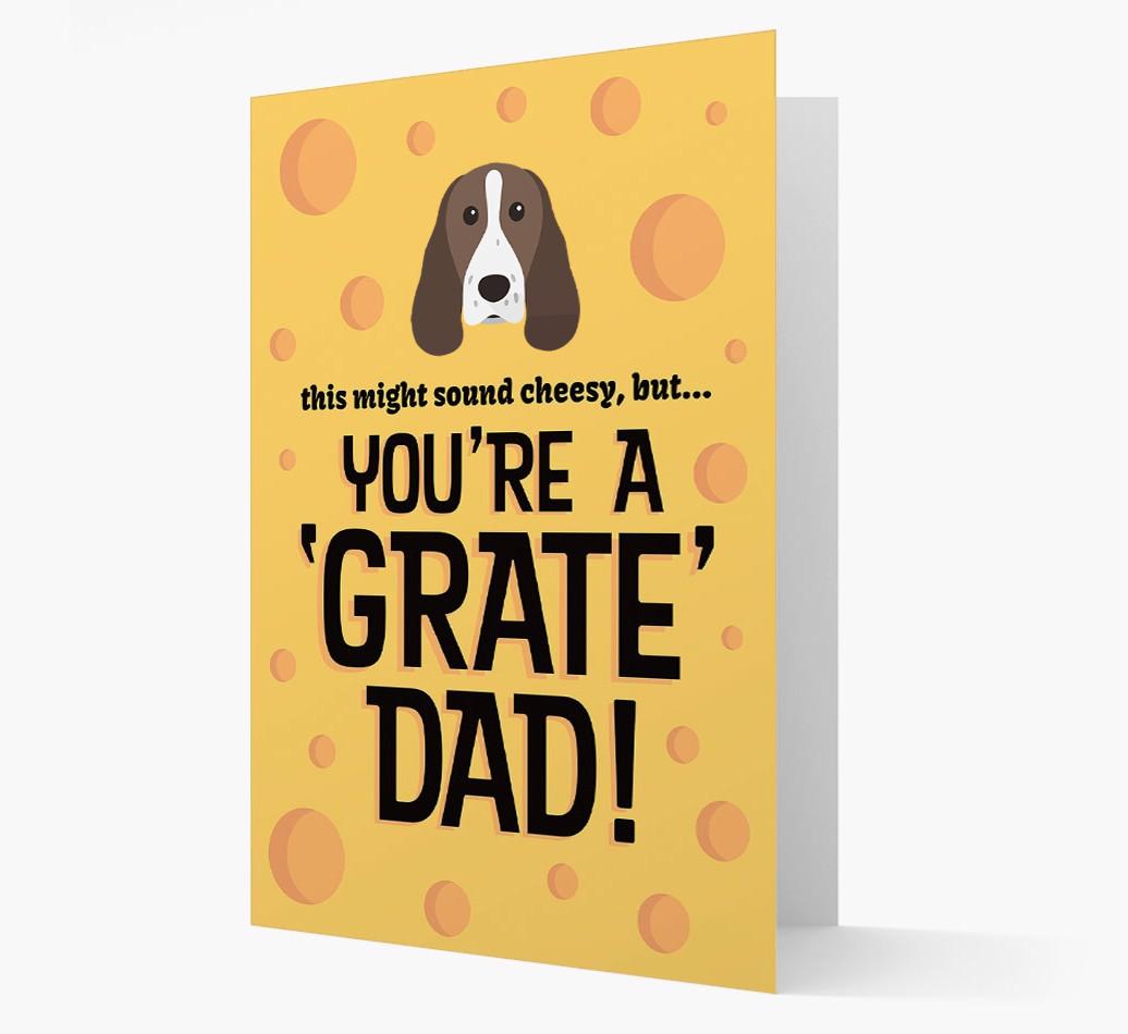 'You're A 'Grate' Dad!' - Personalised {breedFullName} Card