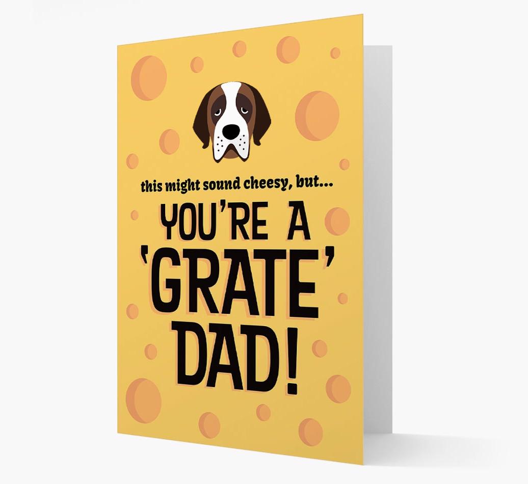 'You're A 'Grate' Dad!' - Personalised {breedFullName} Card