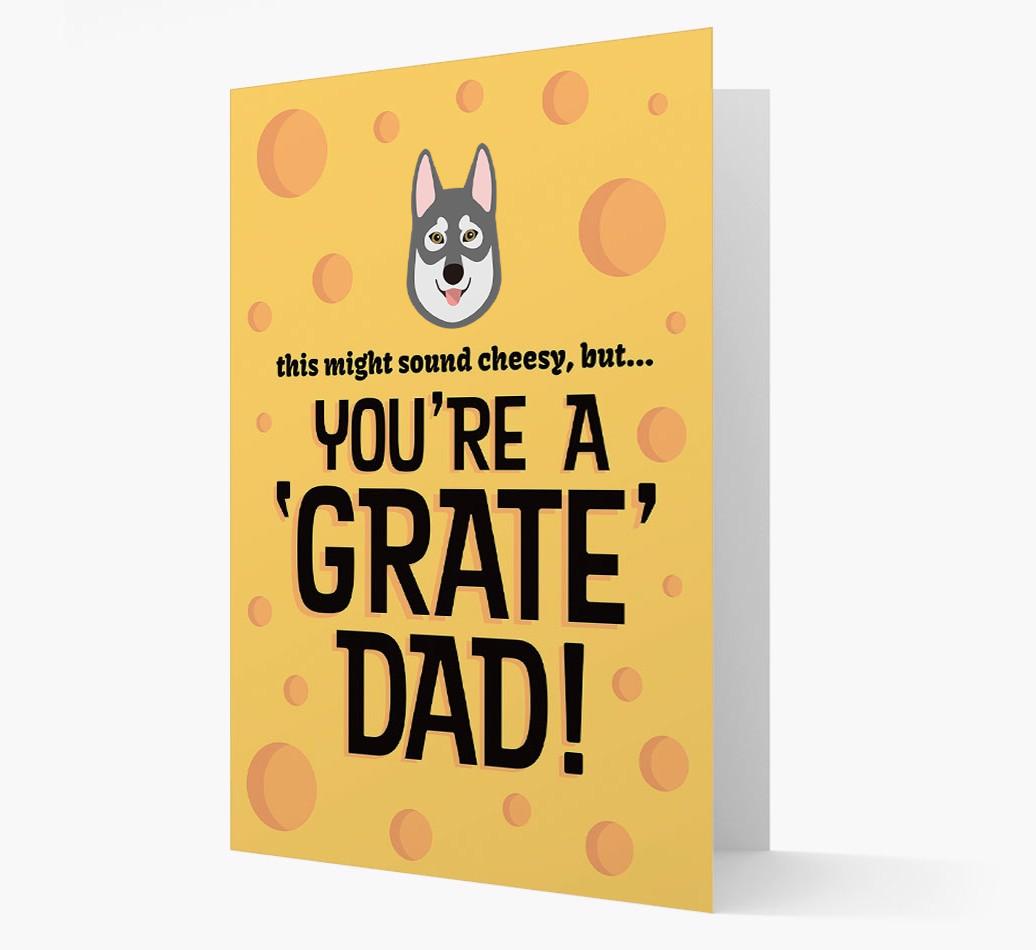 'You're A 'Grate' Dad!' - Personalised {breedFullName} Card