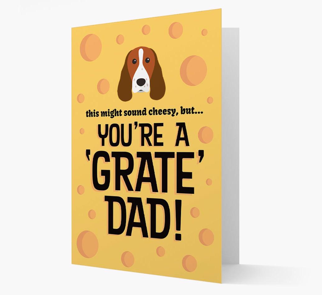 'You're A 'Grate' Dad!' - Personalised {breedFullName} Card