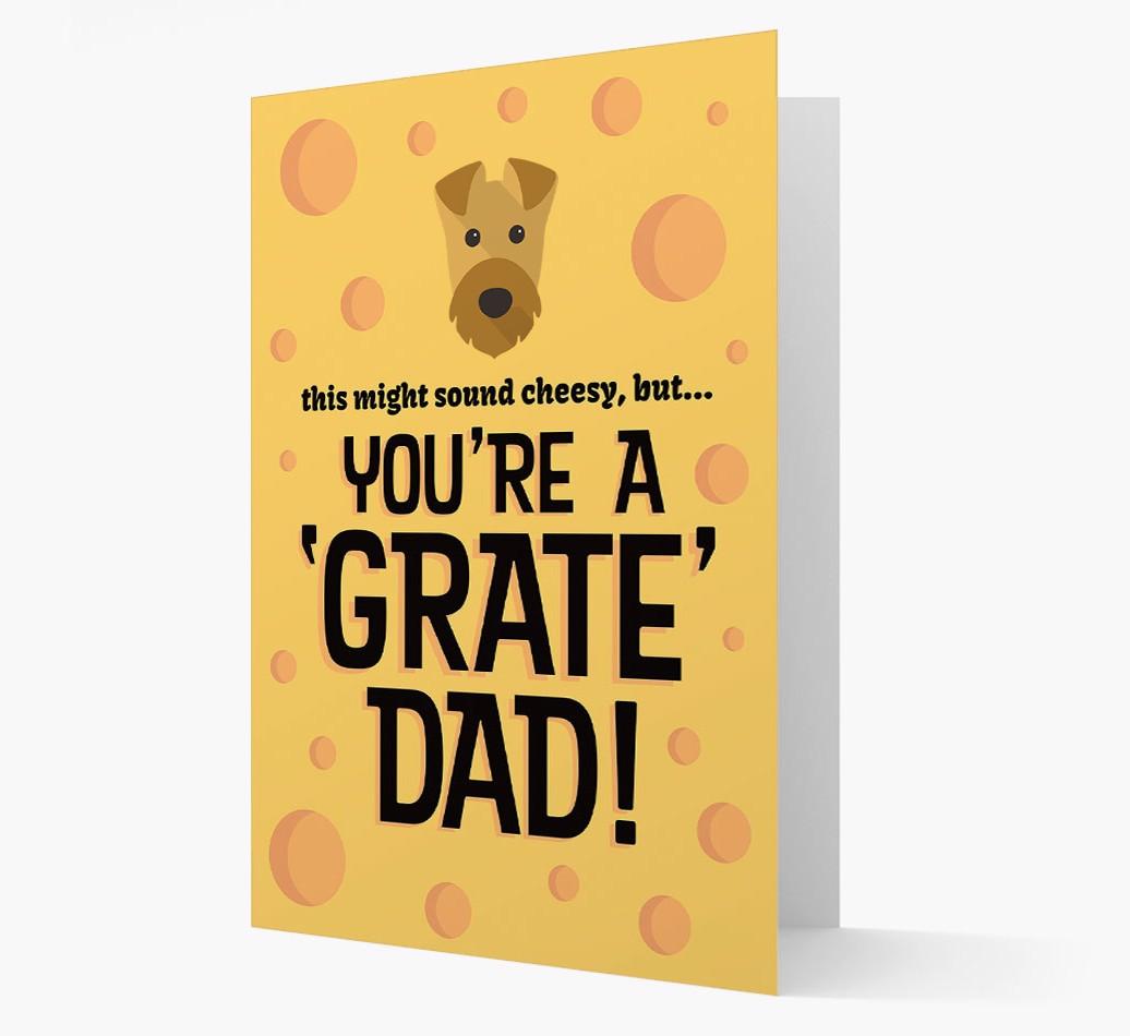 'You're A 'Grate' Dad!' - Personalised {breedFullName} Card