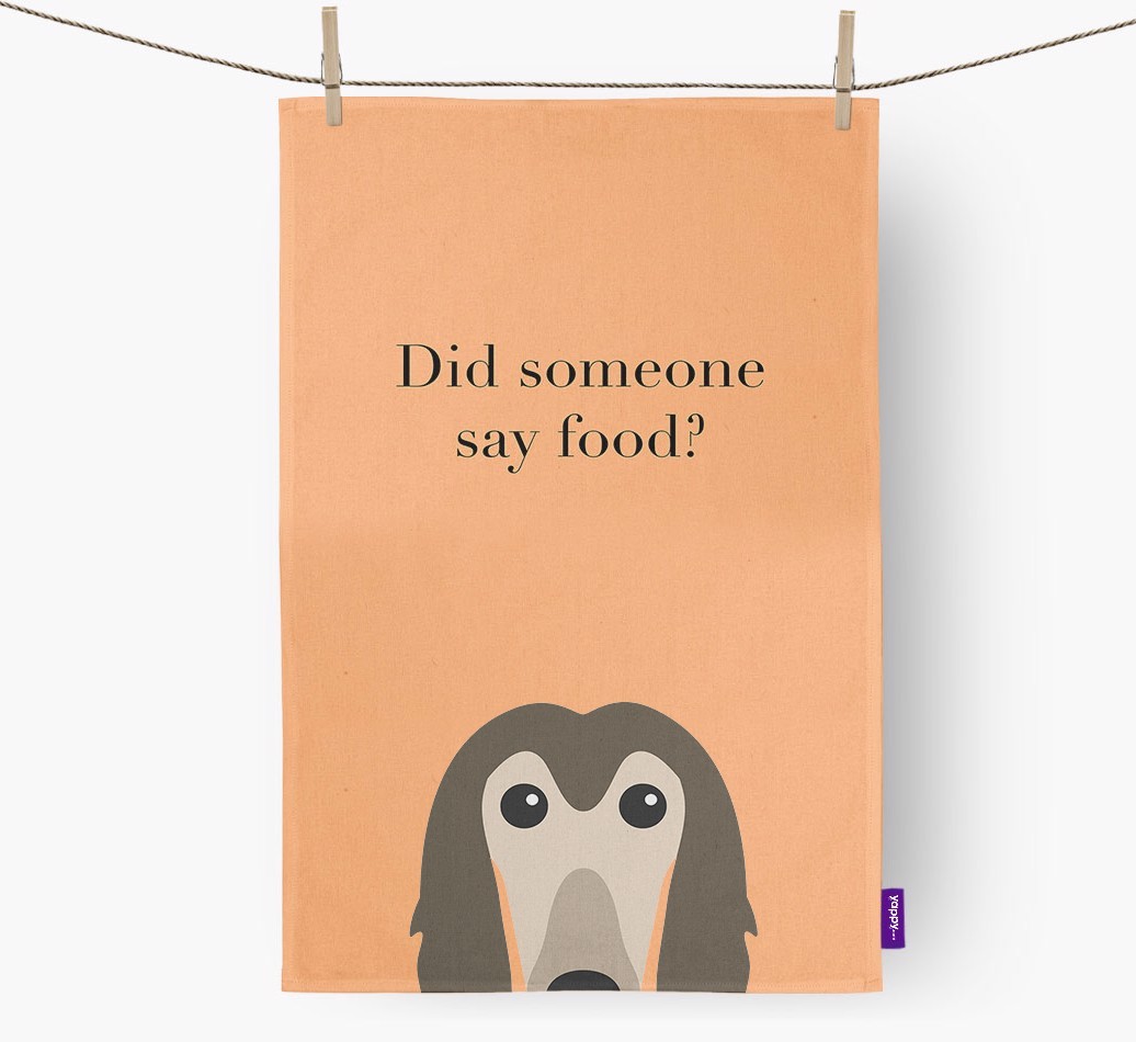 Did Someone Say Food Tea Towel