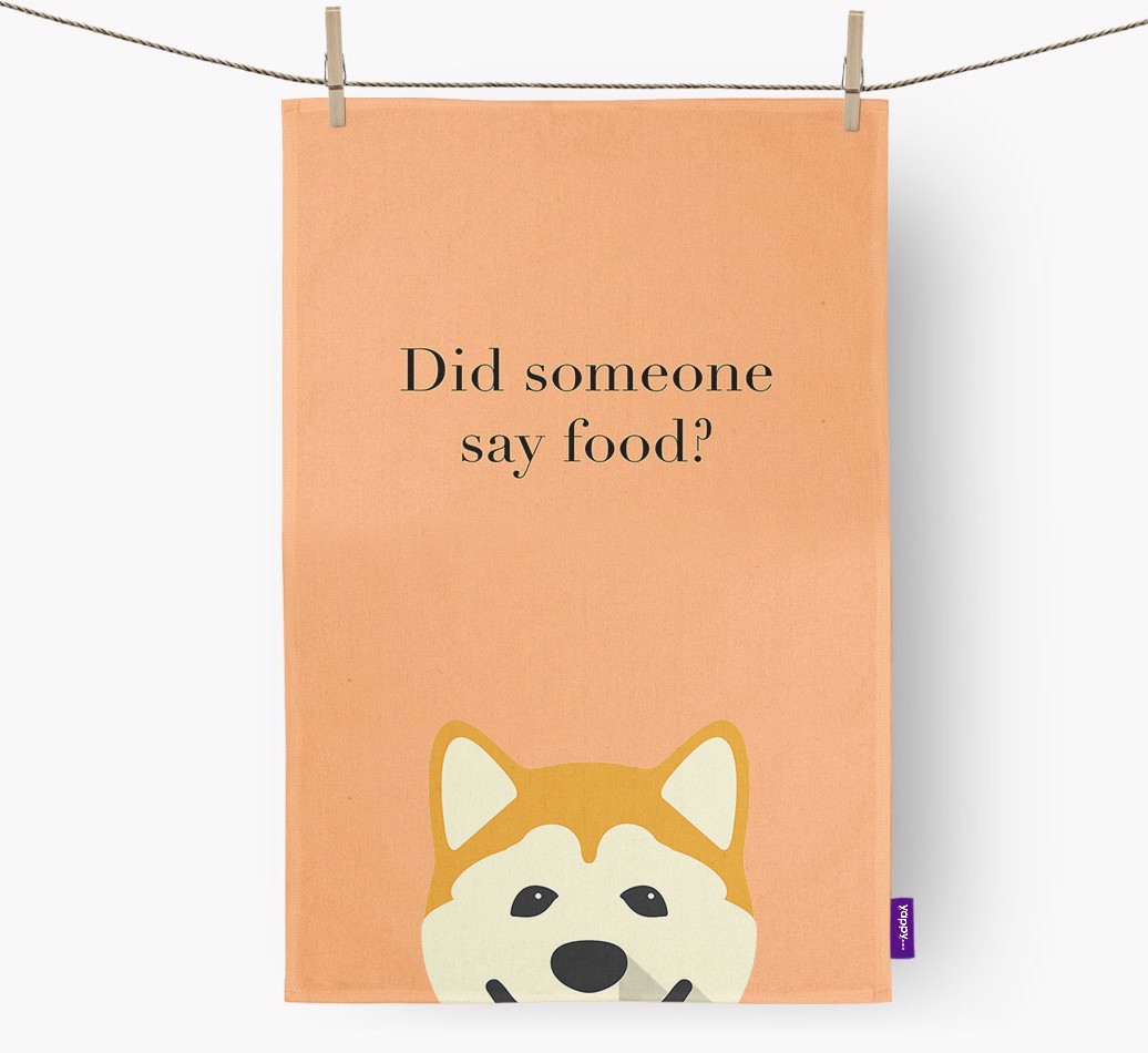 Did Someone Say Food Tea Towel