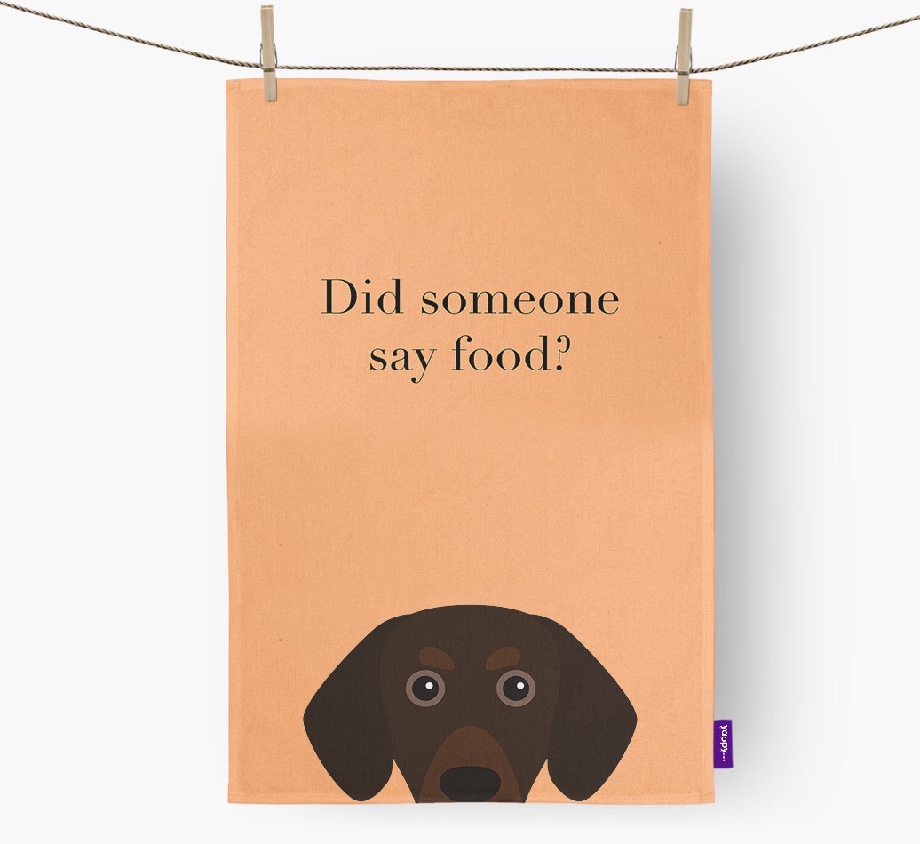 Did Someone Say Food Tea Towel
