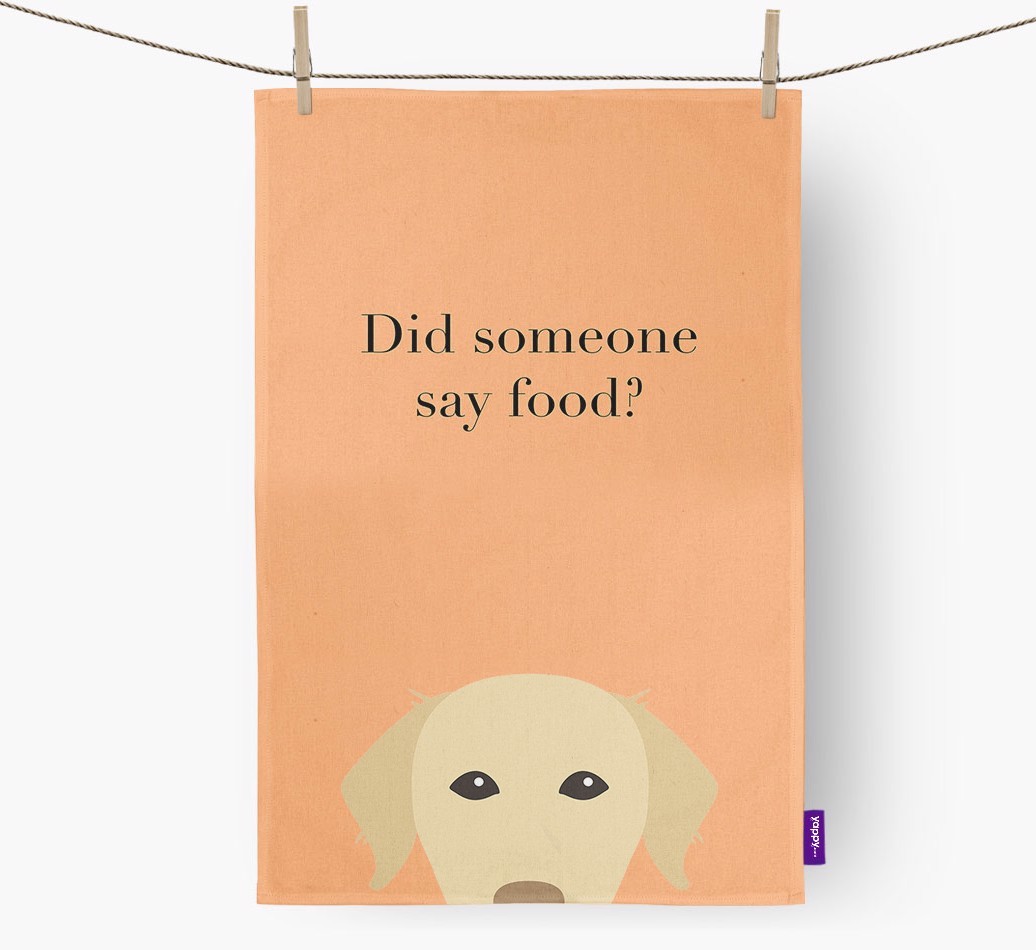 Did Someone Say Food Tea Towel