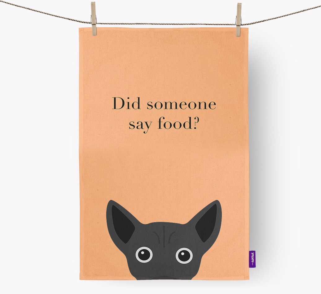 Did Someone Say Food Tea Towel