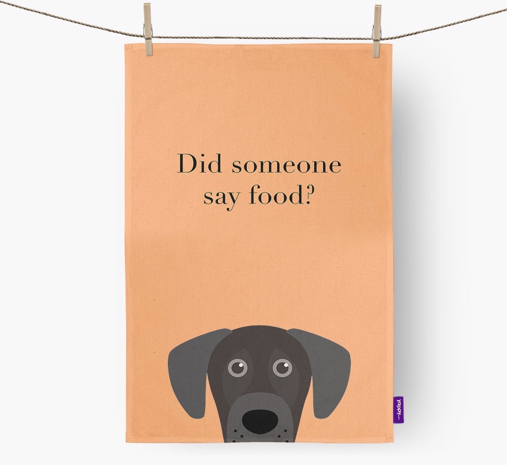 Did Someone Say Food Tea Towel