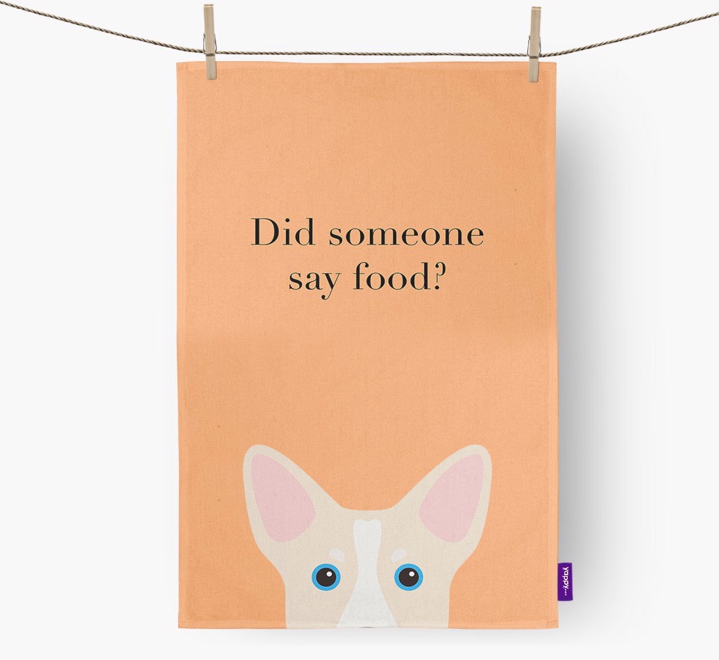 Did Someone Say Food Tea Towel