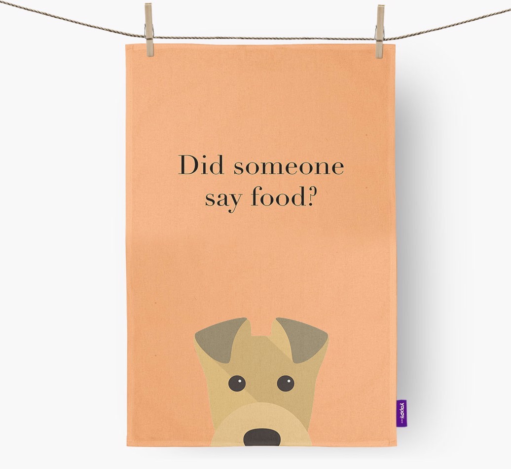 Did Someone Say Food Tea Towel