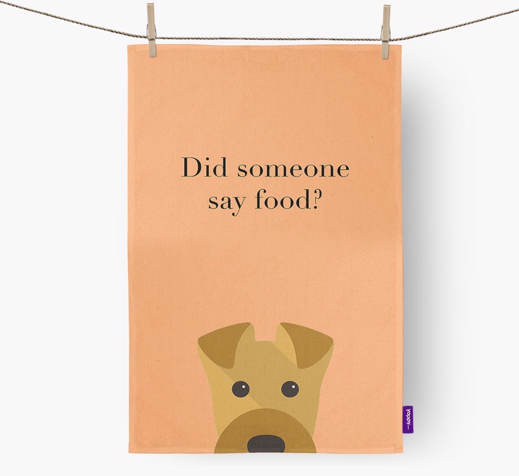 Did Someone Say Food Tea Towel