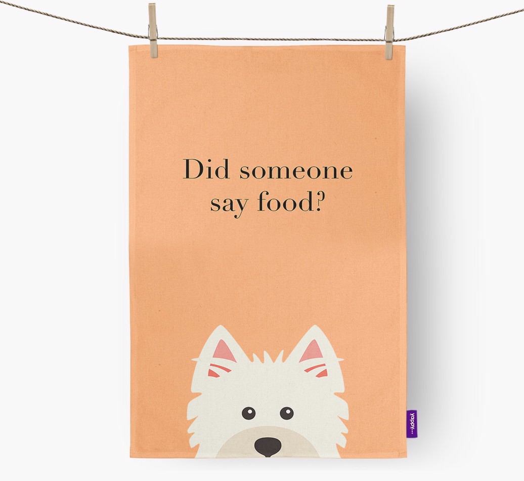 Did Someone Say Food Tea Towel