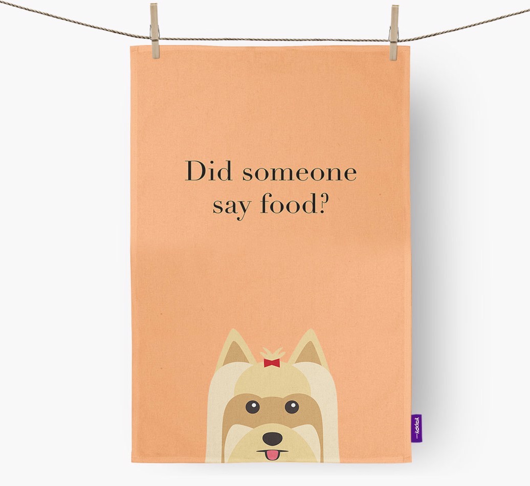 Did Someone Say Food Tea Towel