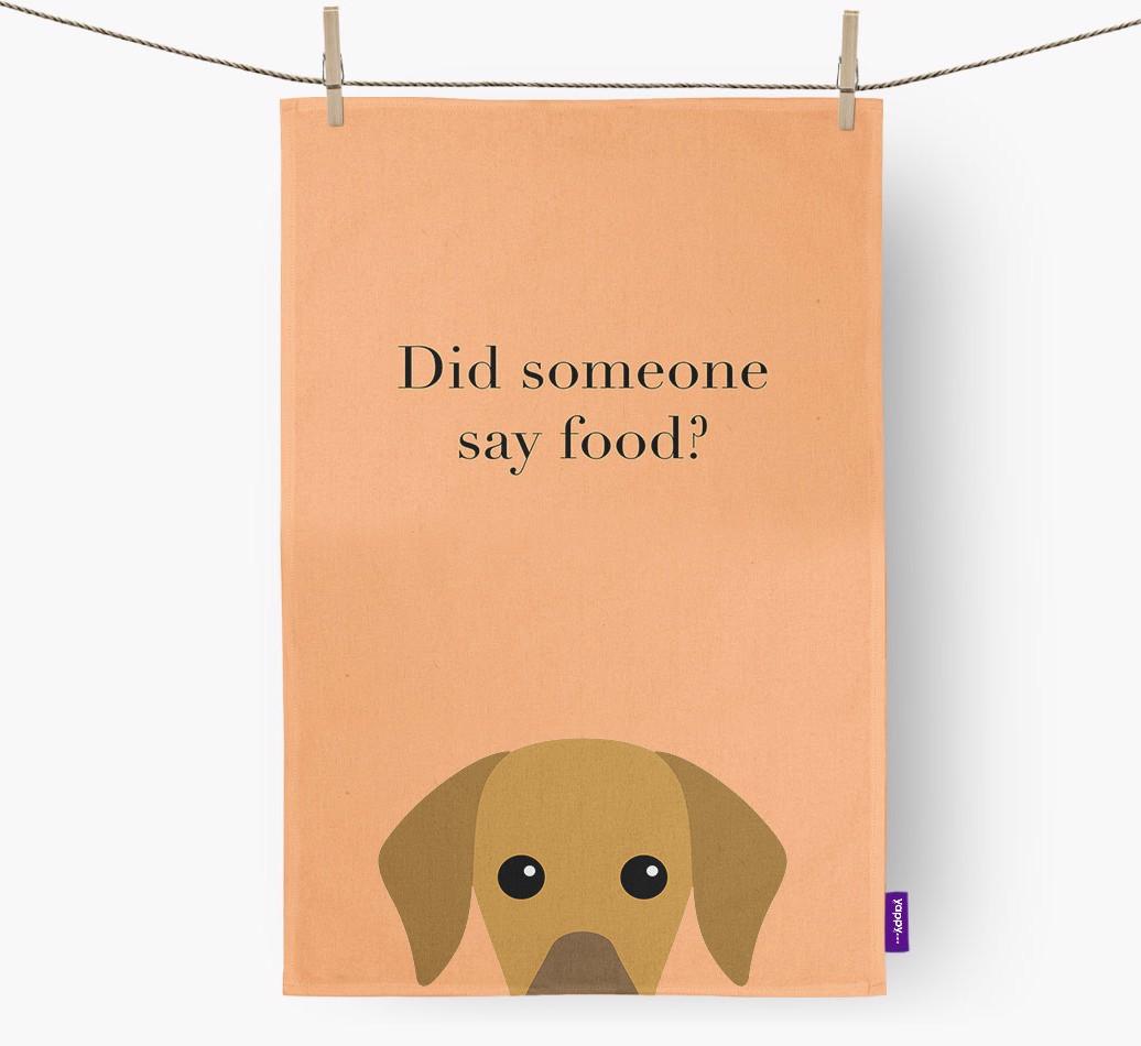 Did Someone Say Food Dish Towel