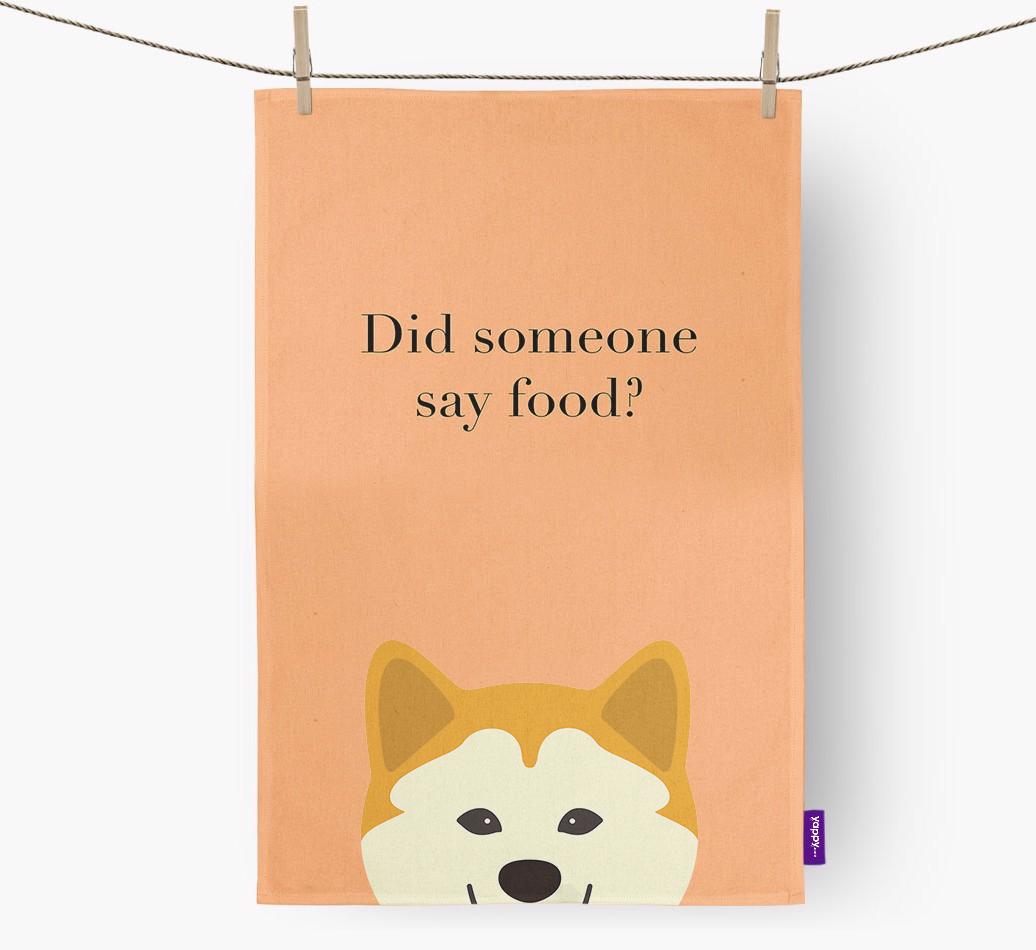 Did Someone Say Food Dish Towel