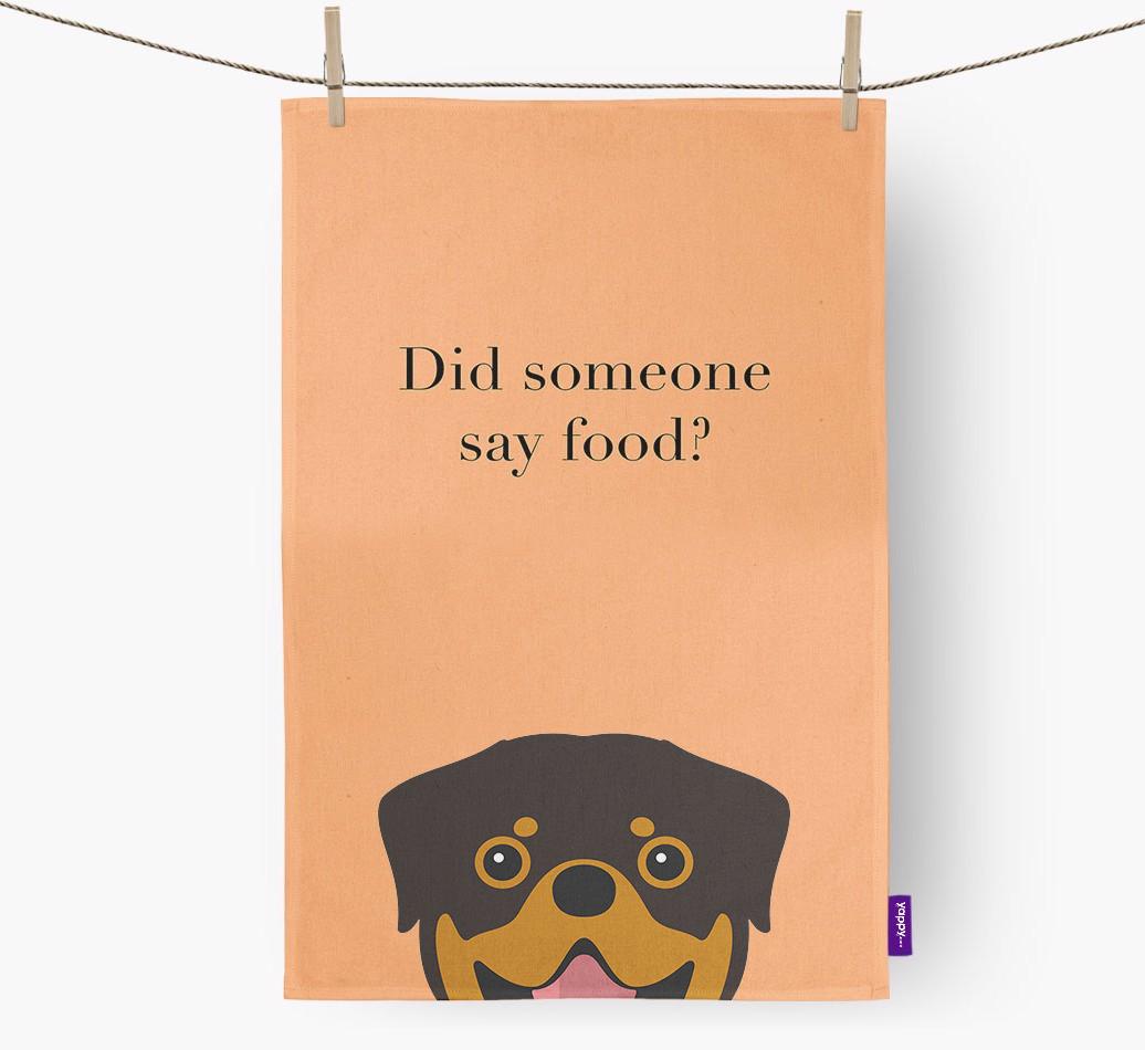 Did Someone Say Food Dish Towel