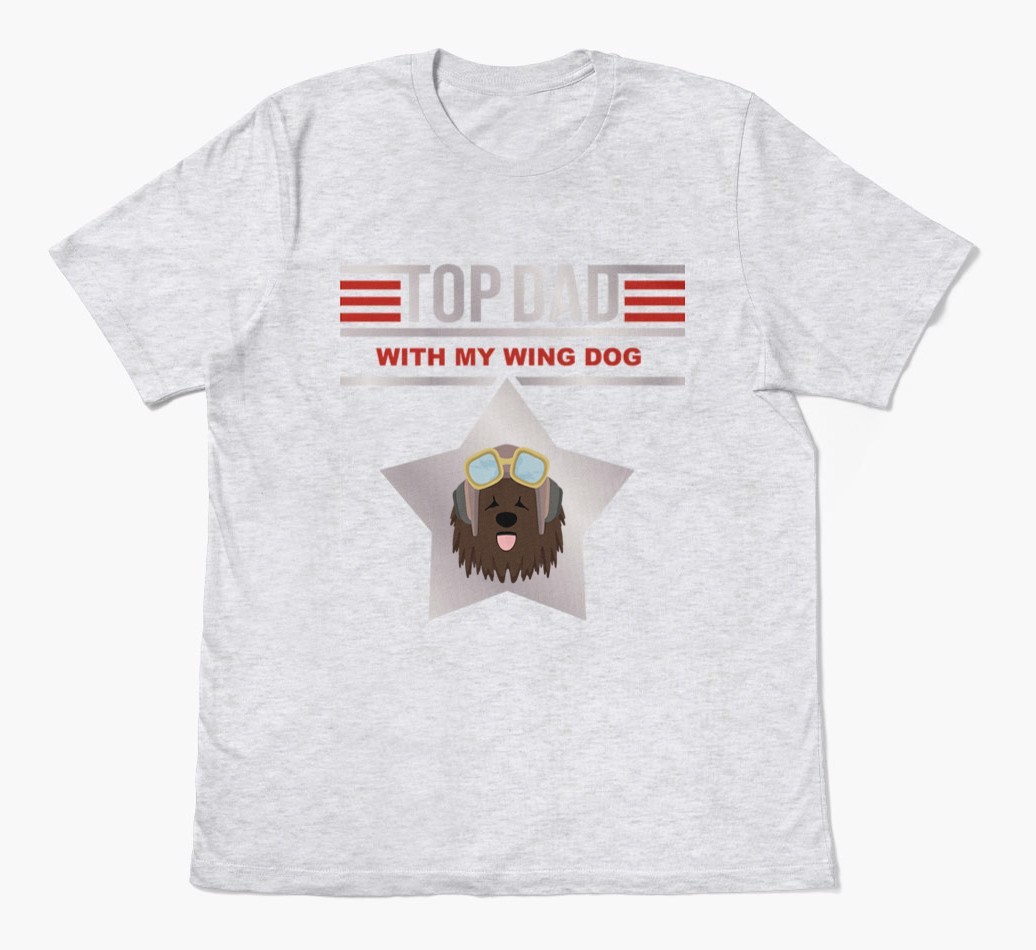 Top Dad: Personalised {breedFullName} T-shirt