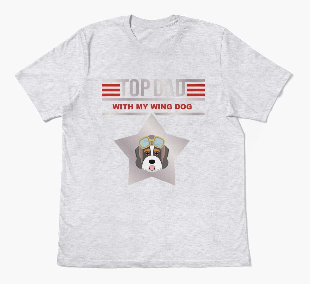 Top Dad: Personalised {breedFullName} T-shirt