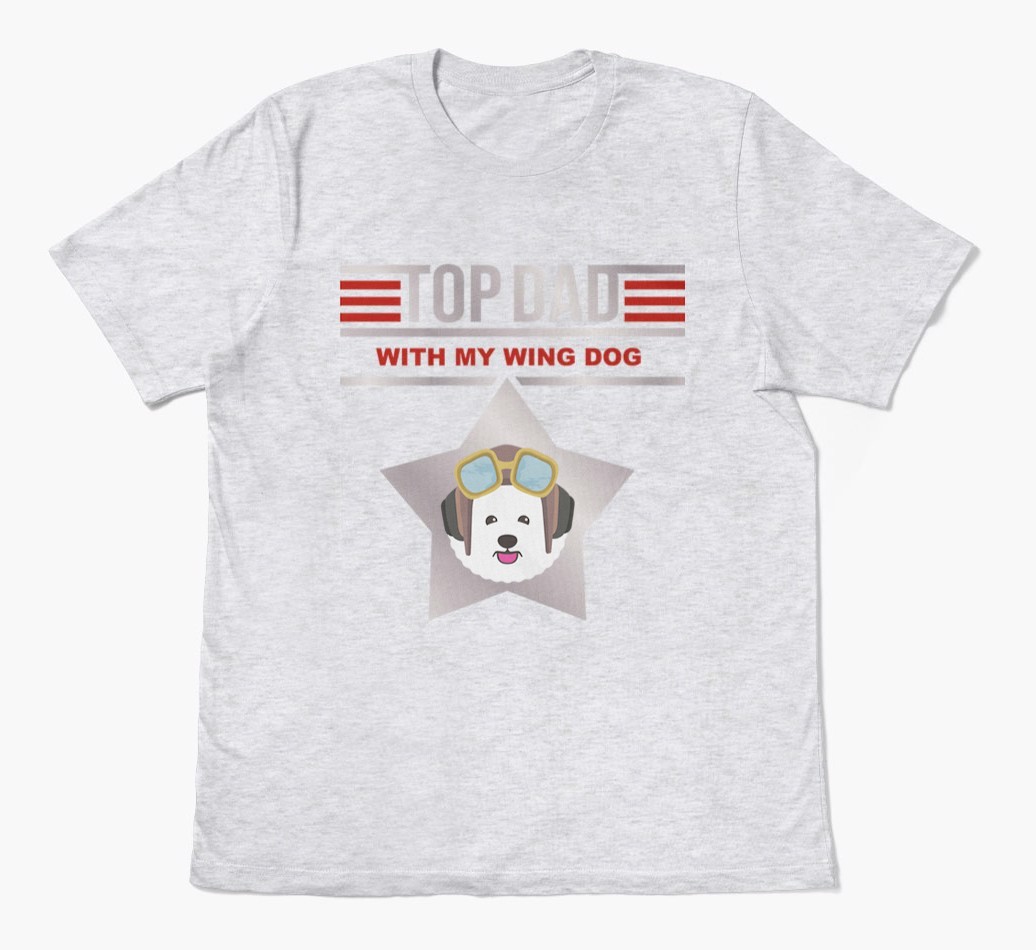 Top Dad: Personalised {breedFullName} T-shirt