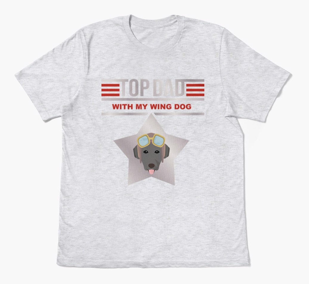 Top Dad: Personalised {breedFullName} T-shirt