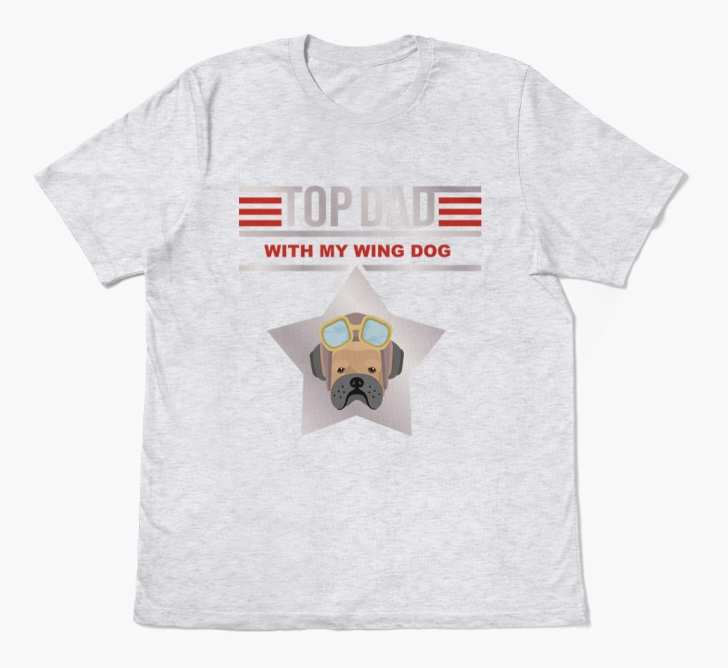 Top Dad: Personalized {breedFullName} T-shirt