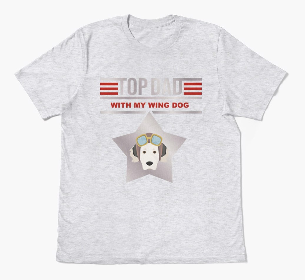 Top Dad: Personalized {breedFullName} T-shirt