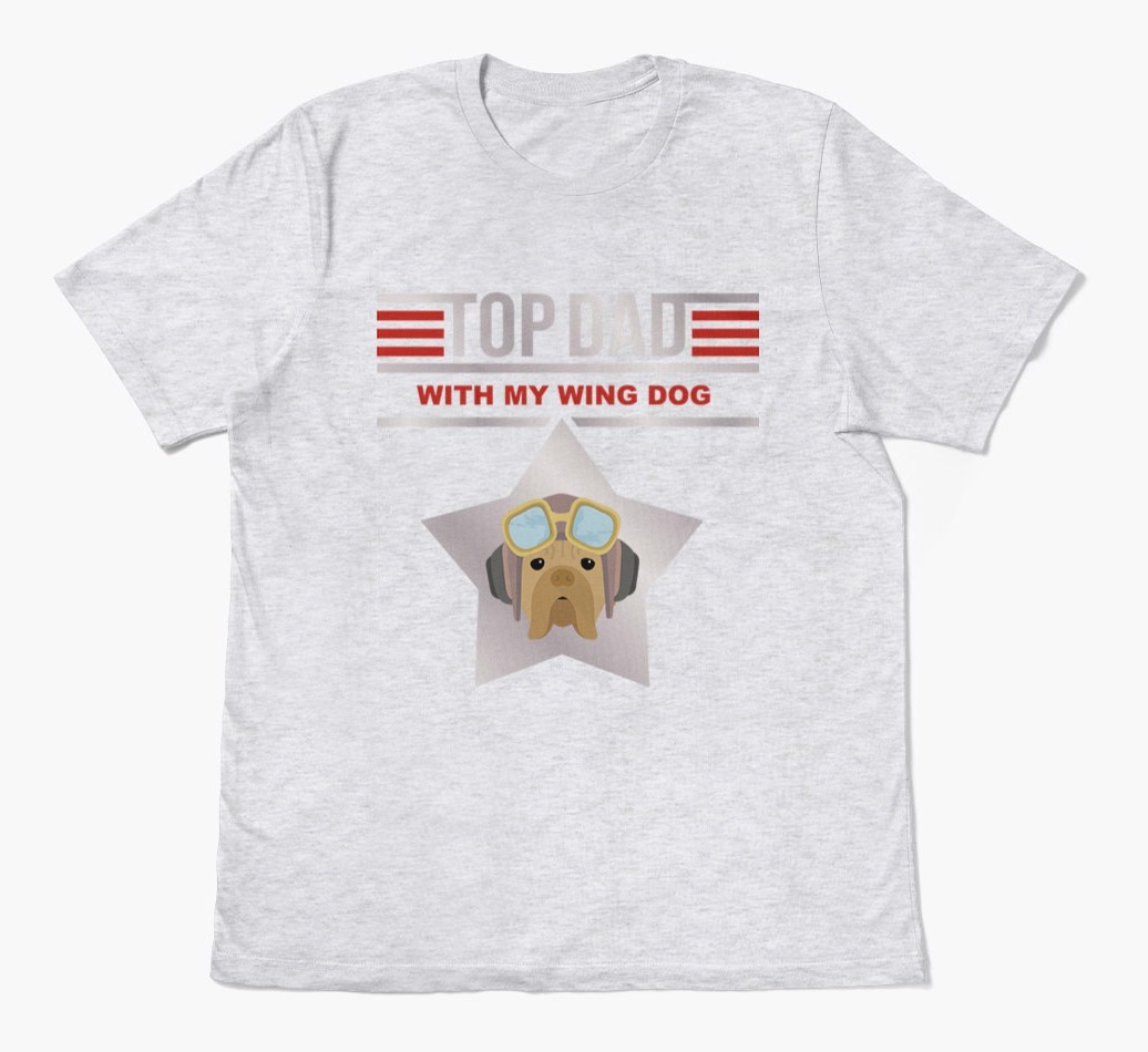 Top Dad: Personalized {breedFullName} T-shirt