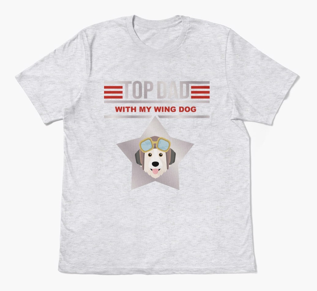 Top Dad: Personalised {breedFullName} T-shirt