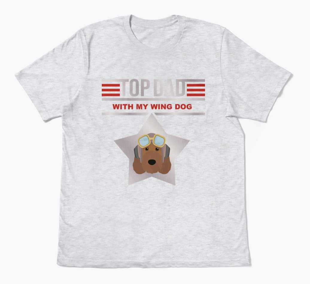 Top Dad: Personalised {breedFullName} T-shirt