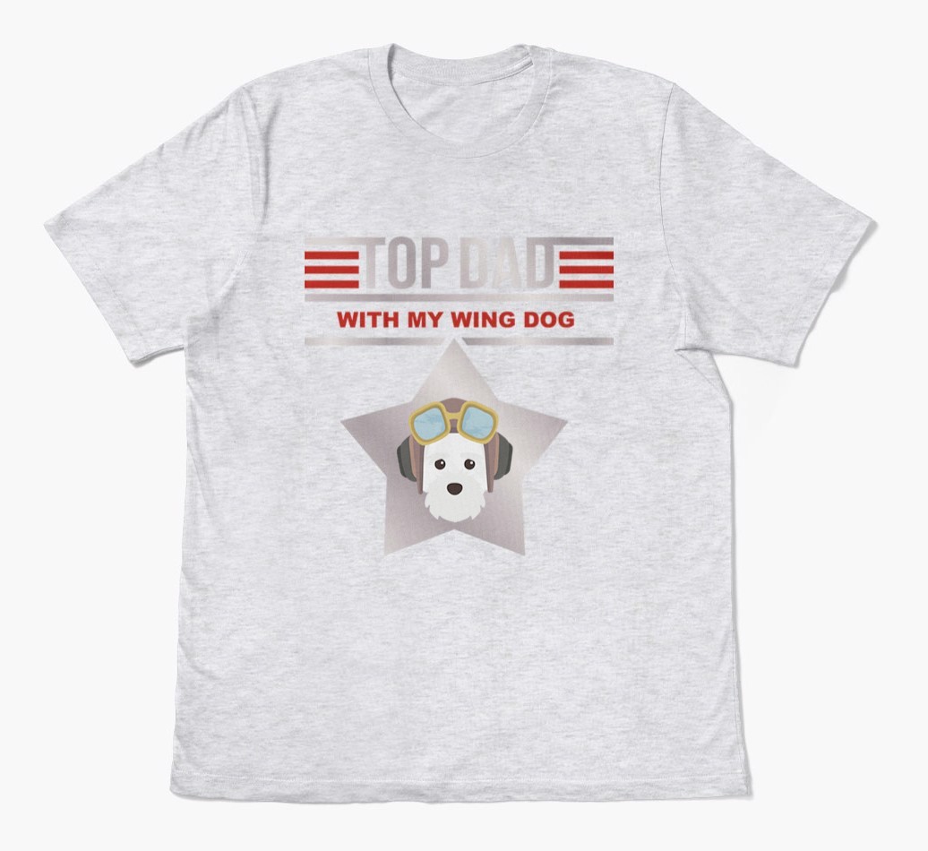 Top Dad: Personalised {breedFullName} T-shirt